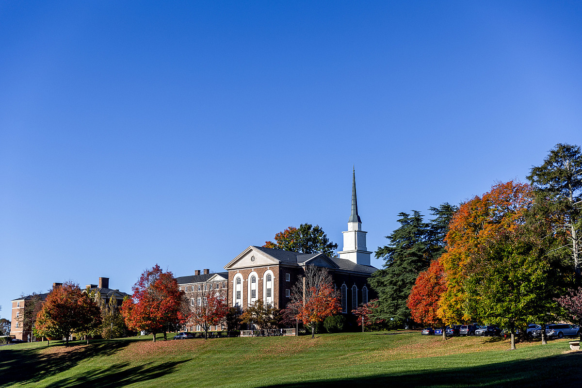 Sweet Briar College campus in the fall