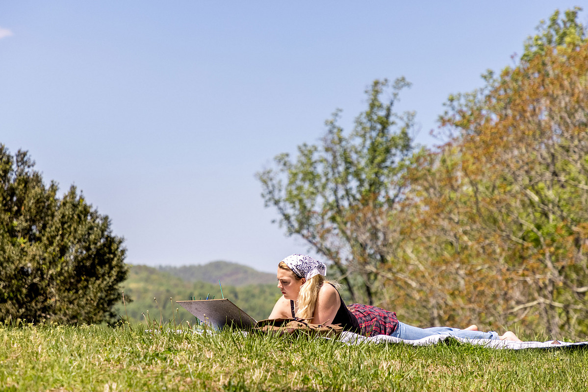 Experience outdoors during class.